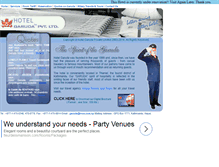 Tablet Screenshot of garuda-hotel.com